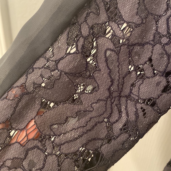 Madewell Gray lace shift dress size 8 - Picture 6 of 12